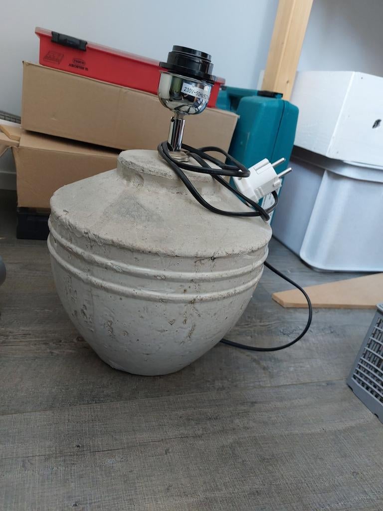 Mooie kruiklamp, Ophalen, Zo goed als nieuw, Minder dan 50 cm