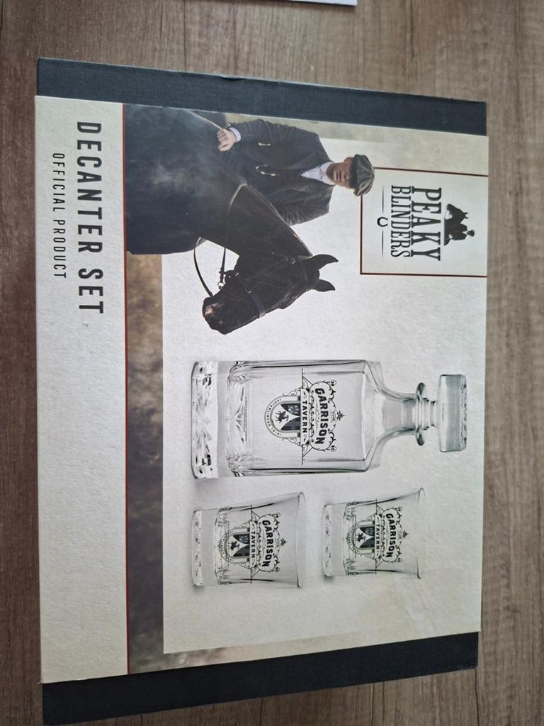 Peaky Blinders Decanter Set - The Garrison Tavern, Ophalen of Verzenden