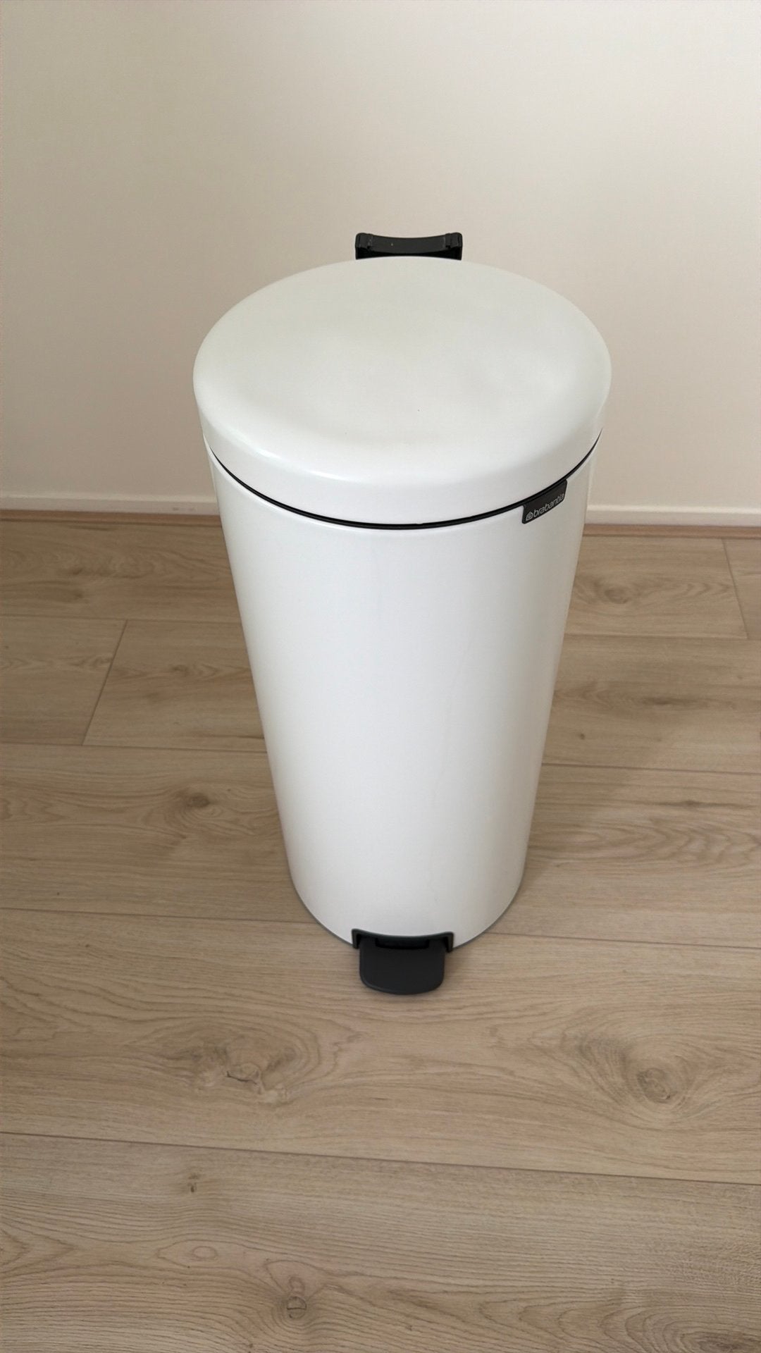 Brabantia prullenbak 60 L, Huis en Inrichting, Woonaccessoires | Prullenbakken, Ophalen, 50 – 75, Gebruikt, Met pedaal