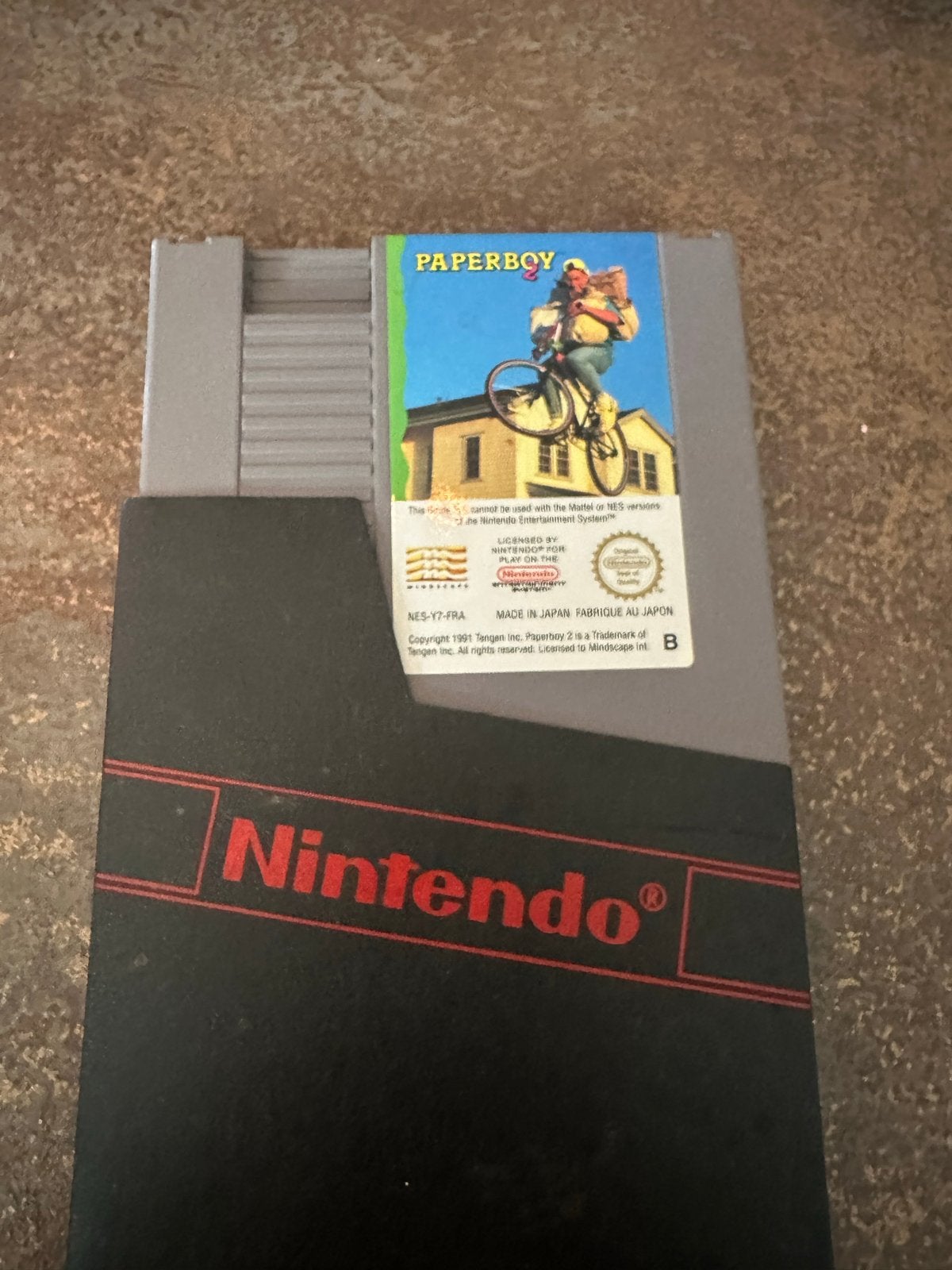 Paperboy NES Nintendo Entertainment System Game Cartridge, 1 speler, Ophalen of Verzenden, Gebruikt, Vanaf 7 jaar