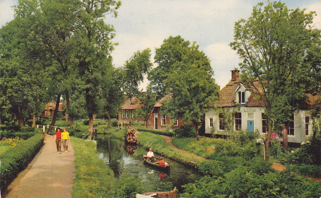Giethoorn. Ansichtkaart - Mooi Giethoorn, Verzenden, 1960 tot 1980, Gelopen, Overijssel