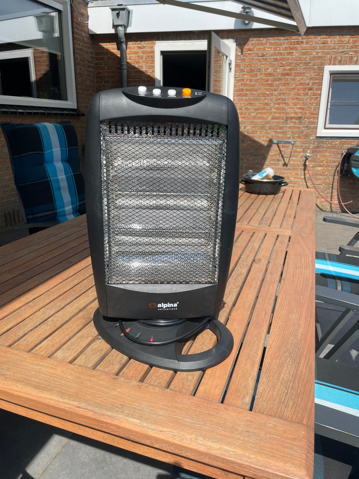 Camping heater straalkachel, Ophalen, Zo goed als nieuw