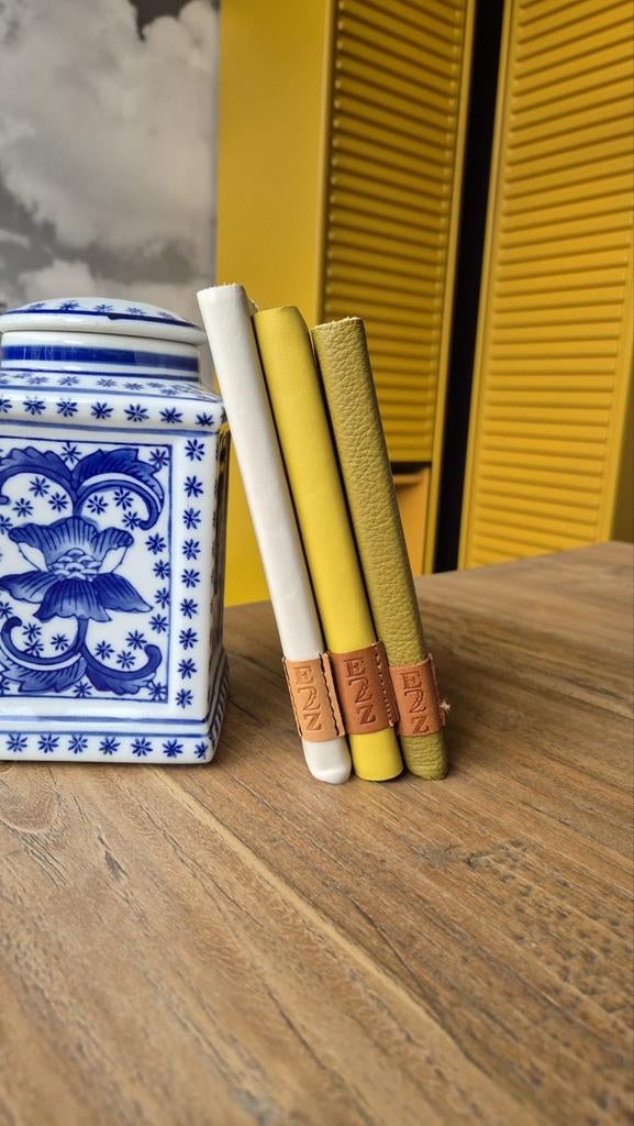 Leren A6 notitieboekjes Etweez, Diversen, Notitieboeken, Ophalen of Verzenden, Nieuw, A6