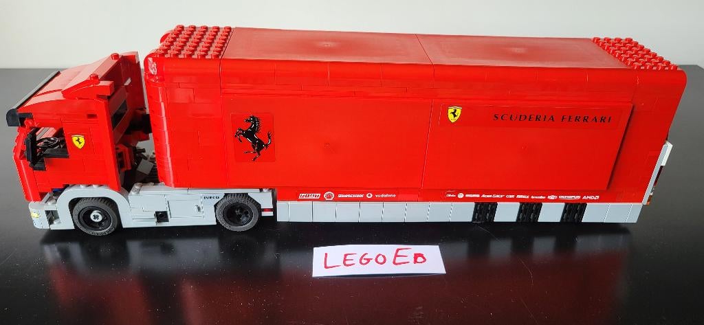Lego 8654 - Scuderia Ferrari Truck - Ferrari, Kinderen en Baby's, Speelgoed | Duplo en Lego, Lego, Compleet, Ophalen of Verzenden