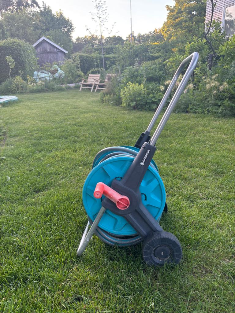 Gardena Classic Tuinslang 19mm - met haspel - 20 meter, Tuin en Terras, Ophalen, Gebruikt, Tuinslang