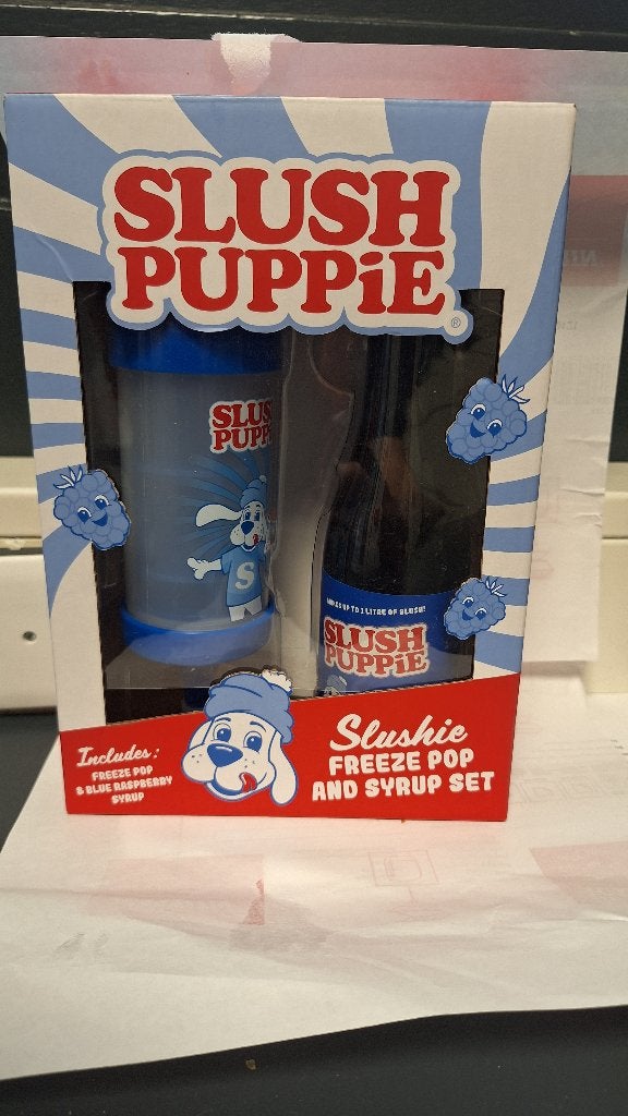 slush puppie set vd echte verzamelaar., Ophalen of Verzenden, Nieuw, Reclamebord