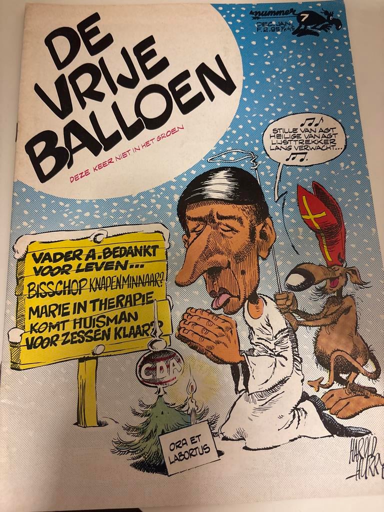 De Vrije Balloen nr. 7, Eén stripboek, Ophalen of Verzenden, Gelezen