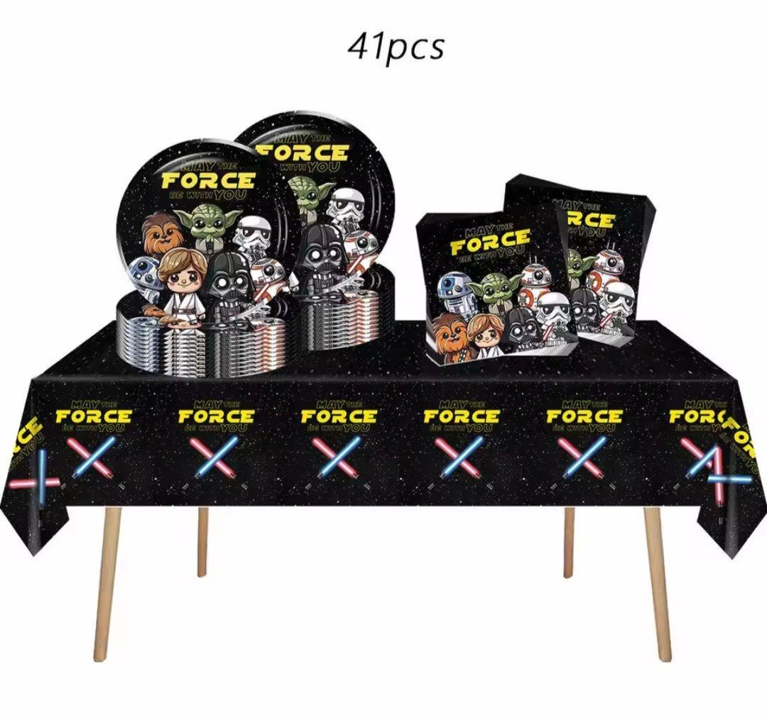 Star Wars Feestpakket 41-delig - Nieuw, Ophalen, Nieuw, Feestartikel, Film of Tv