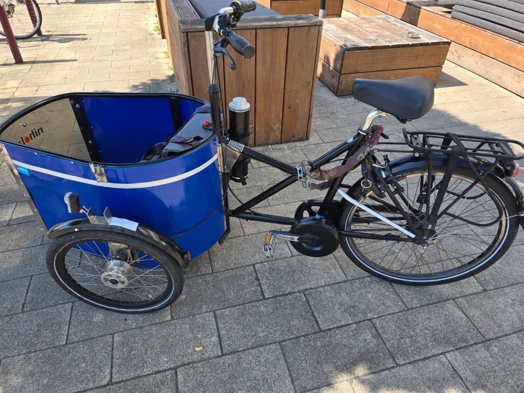 Nihola Family Elektrische Pendix N8D, Fietsen en Brommers, Elektrisch, Zo goed als nieuw, 2 kinderen, Trommelrem