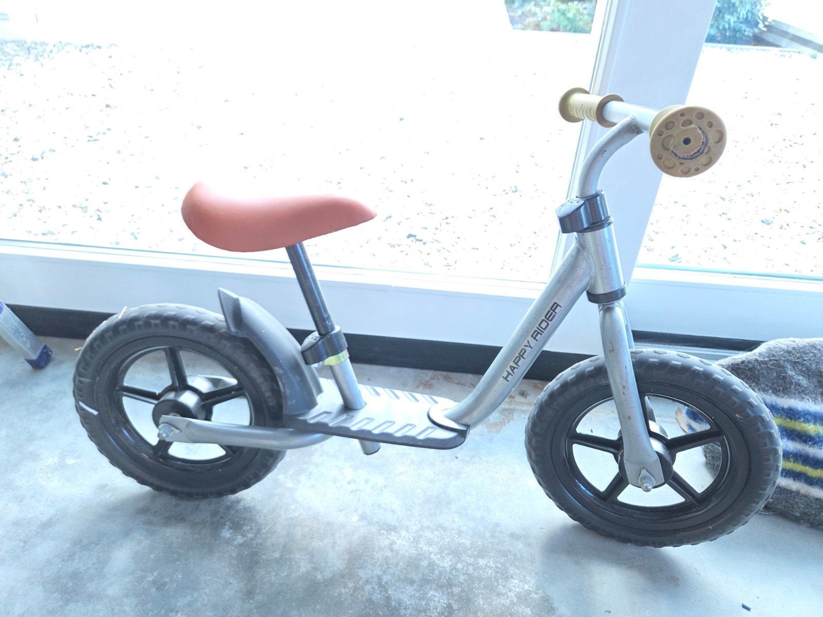 Happy Rider loopfiets - gebruikt met roestplekje, Ophalen, Gebruikt, Minder dan 16 inch