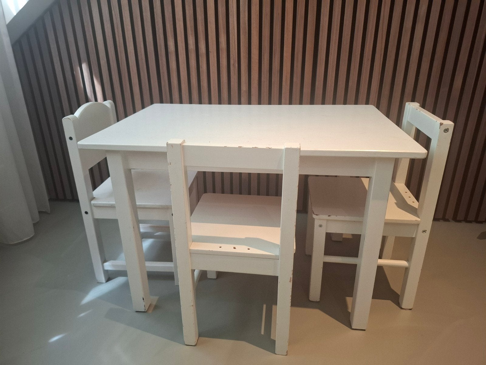 Kinderzitje en tafelset, Ophalen of Verzenden, Gebruikt, Tafel(s) en Stoel(en)