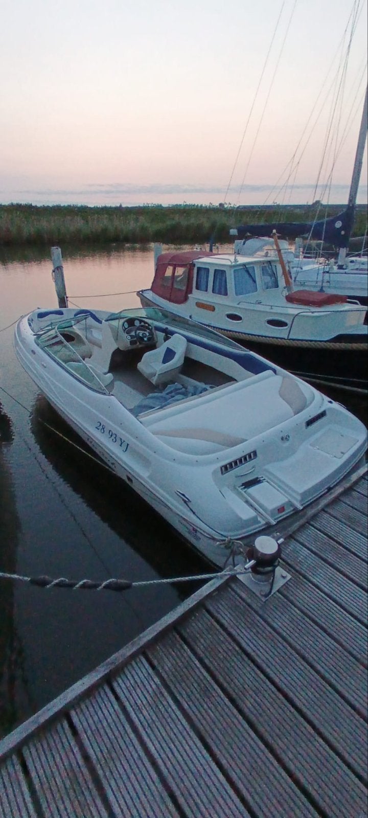Nette Mariah SX22 Speedboot met Pega trailer, Ophalen, Overige merken, Binnenboordmotor, Zo goed als nieuw