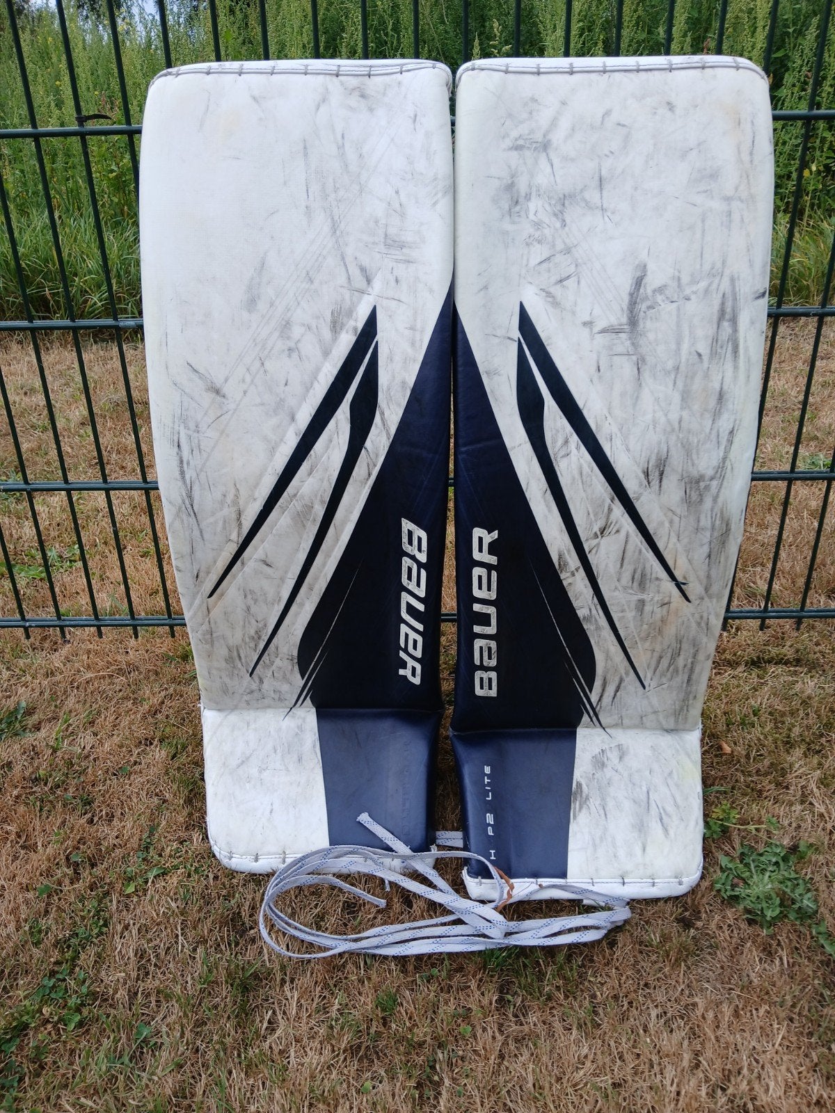 legguards Bauer Vapor Hyperlite IJshockey Goalie Pads - Seni, Ophalen of Verzenden, Gebruikt