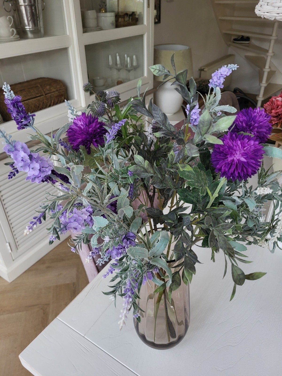 Boeket zijden bloemen, Ophalen, Zo goed als nieuw