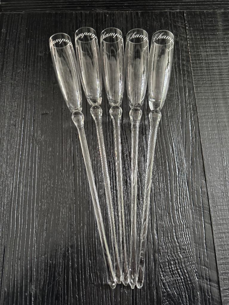 Rivièra Maison Champagne Flutes (5 stuks), Ophalen of Verzenden, Zo goed als nieuw, Overige typen