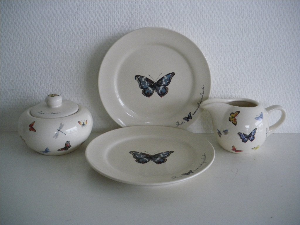 Douwe Egberts servies, Ophalen of Verzenden, Zo goed als nieuw, Bord(en), Wedgwood