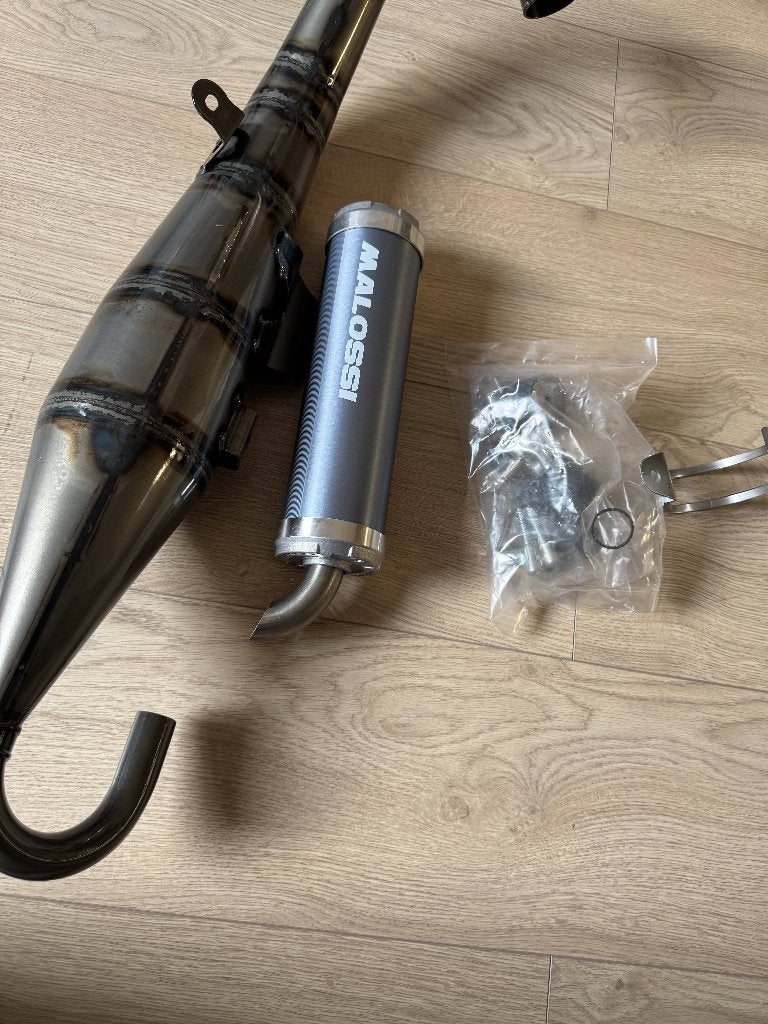 Malossi mhr uitlaat 125-180 - Nieuw, Ophalen of Verzenden, Nieuw, Uitlaat, Piaggio