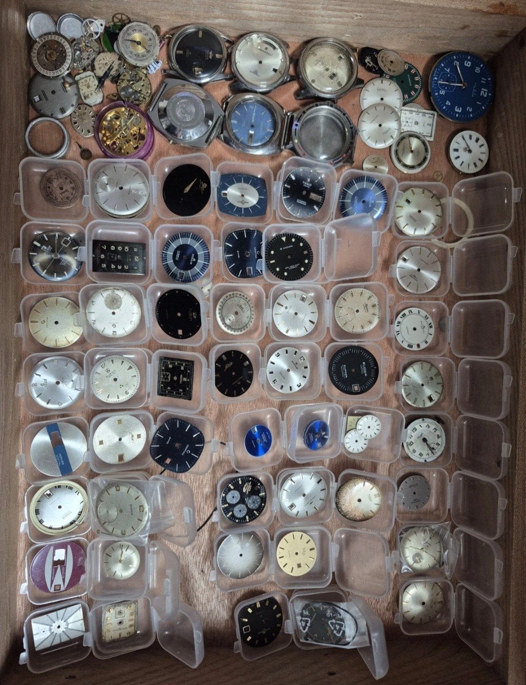 Wijzerplaten van Longines, Zenith, Baume, Universal Etc., Antiek en Kunst, Antiek | Klokken, Ophalen of Verzenden