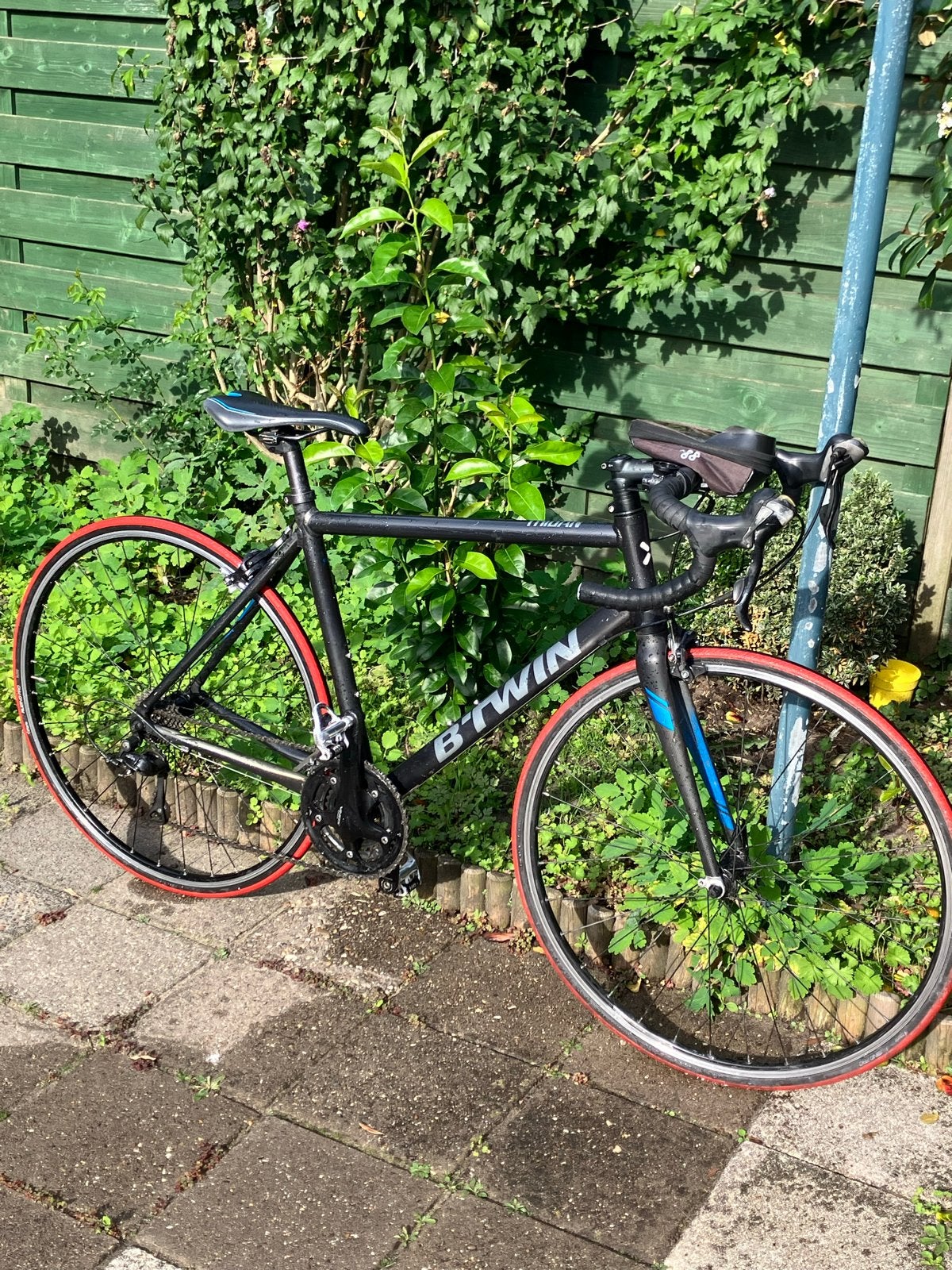 Racefiets B'TWIN Triban 500, Fietsen en Brommers, Gebruikt, Aluminium, Overige maten, Meer dan 20 versnellingen