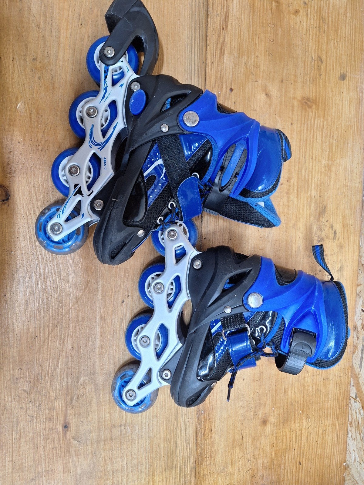 Verstelbare blauwe inline skates voor kinderen, Ophalen, Kinderen, Inline skates 4 wielen, Verstelbaar