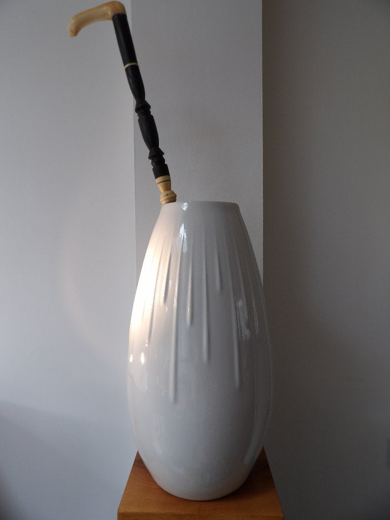 Sphinx/Regout zeer grote Vaas/Paraplubak Druppel, Antiek en Kunst, Ophalen of Verzenden