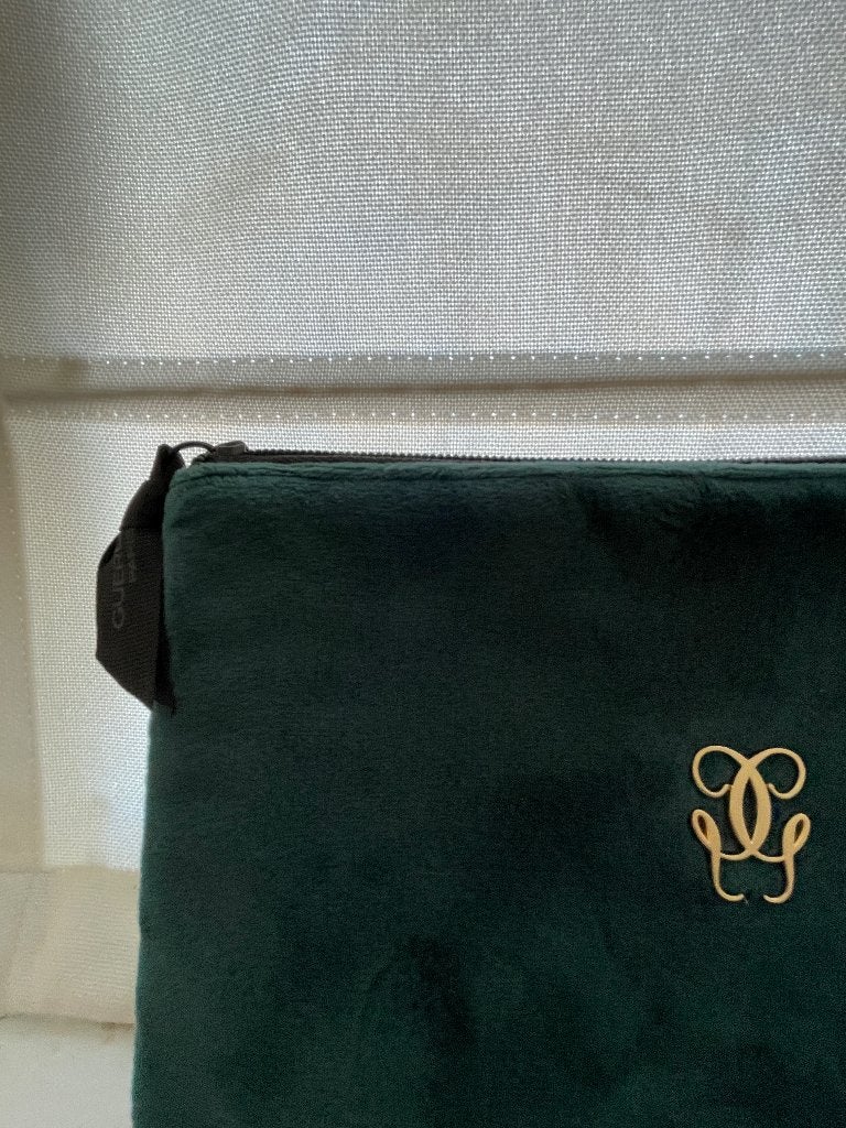 MOOIE NIEUWE GROEN KLEUR GUERLAIN TOILETTAS, Verzenden, Nieuw, Groen, Dame