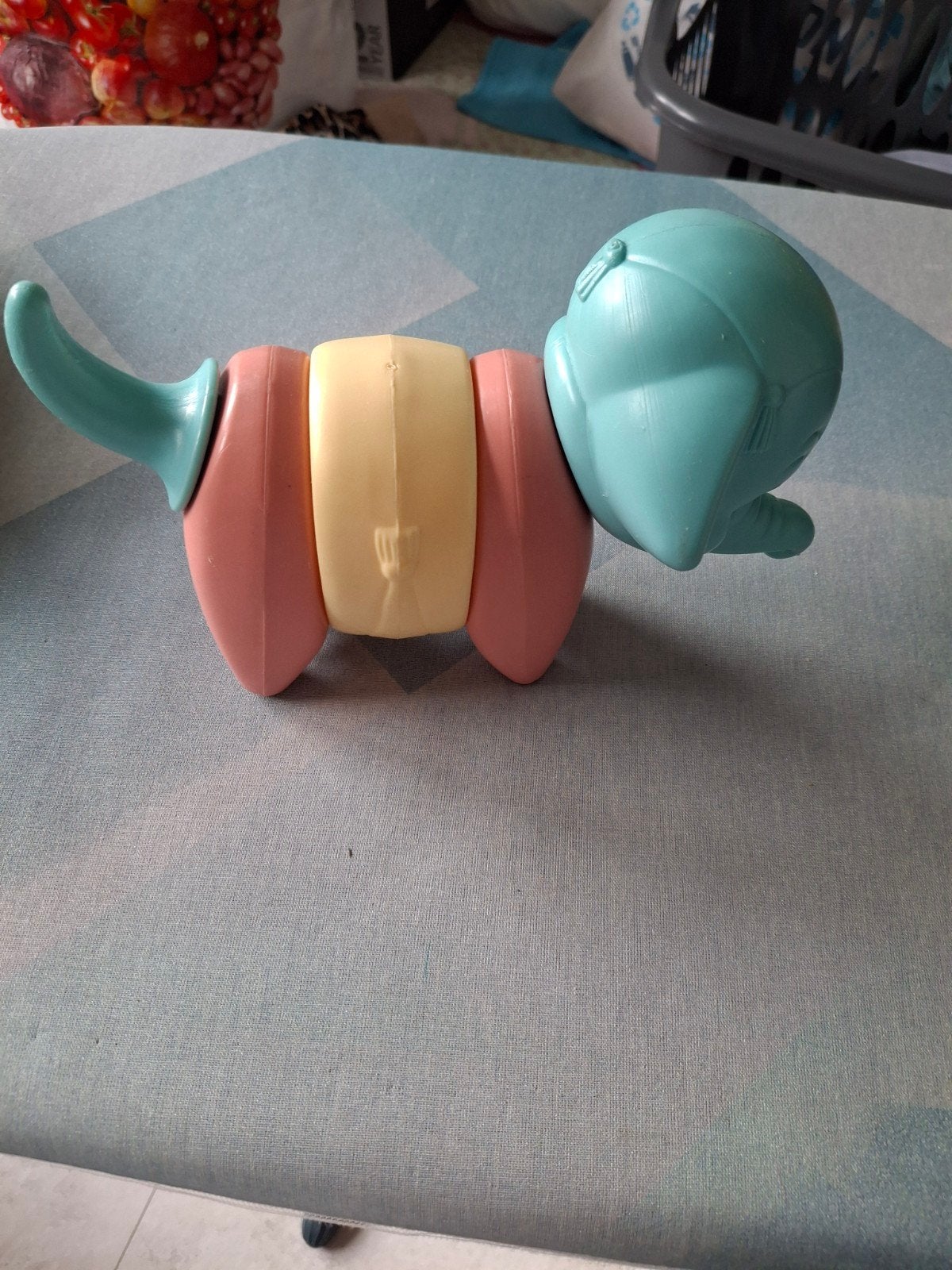 Tupperware Olifant Speeltje - Vintage Baby Speelgoed, Ophalen of Verzenden, Gebruikt, Overige typen