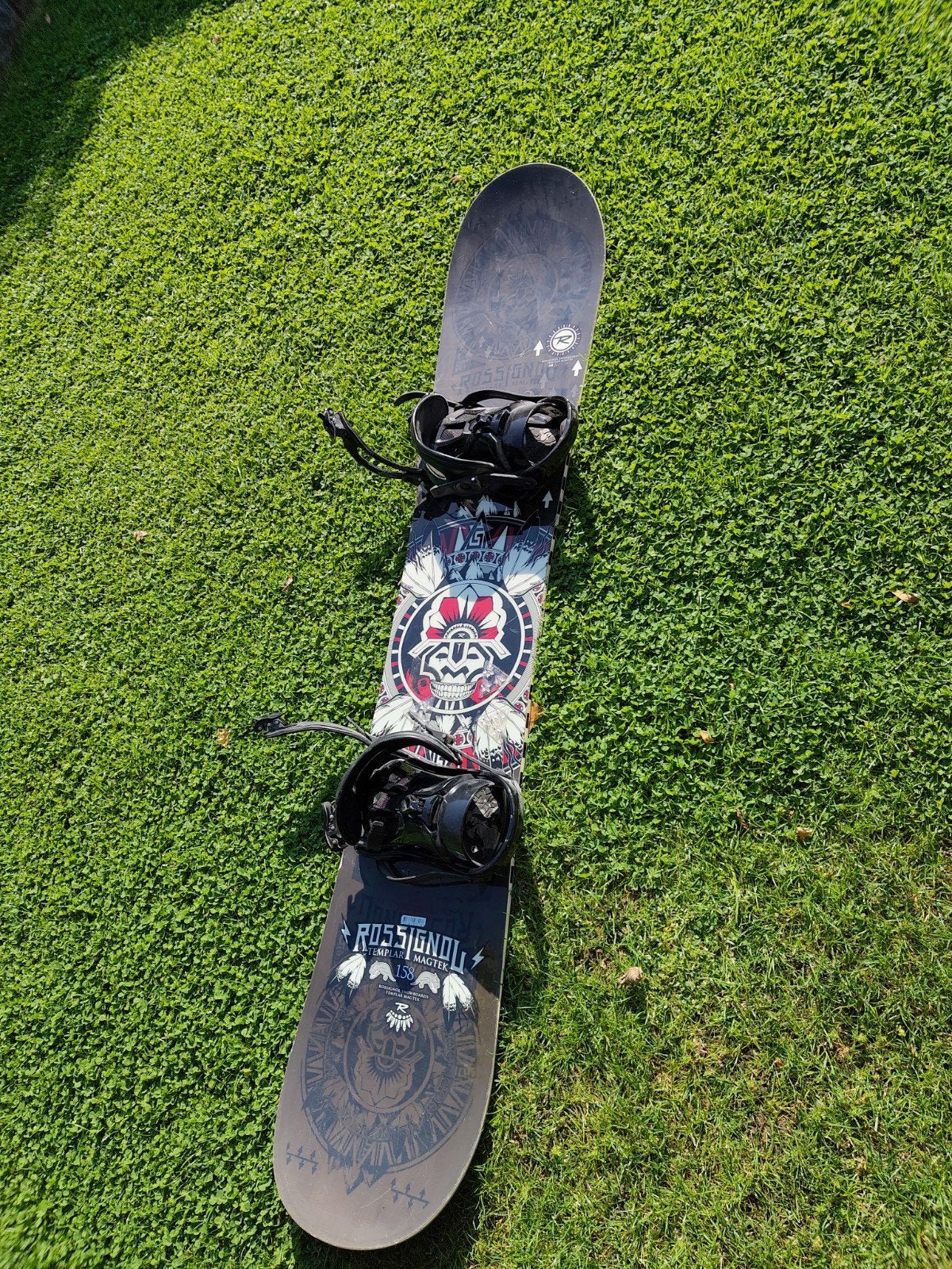 Rossignol Templar Magtek 158 Snowboard met bindingen, Ophalen of Verzenden, Gebruikt, Board