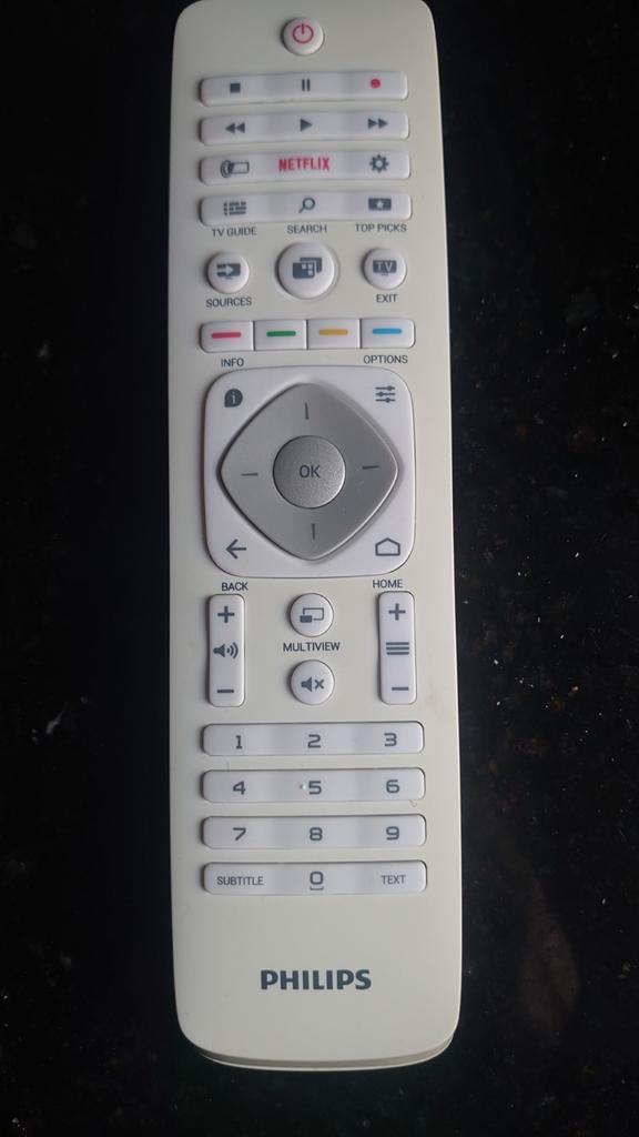 Nette Philips Afstandsbediening met QWERTY toetsenbord, Ophalen of Verzenden, Gebruikt, Origineel, Tv
