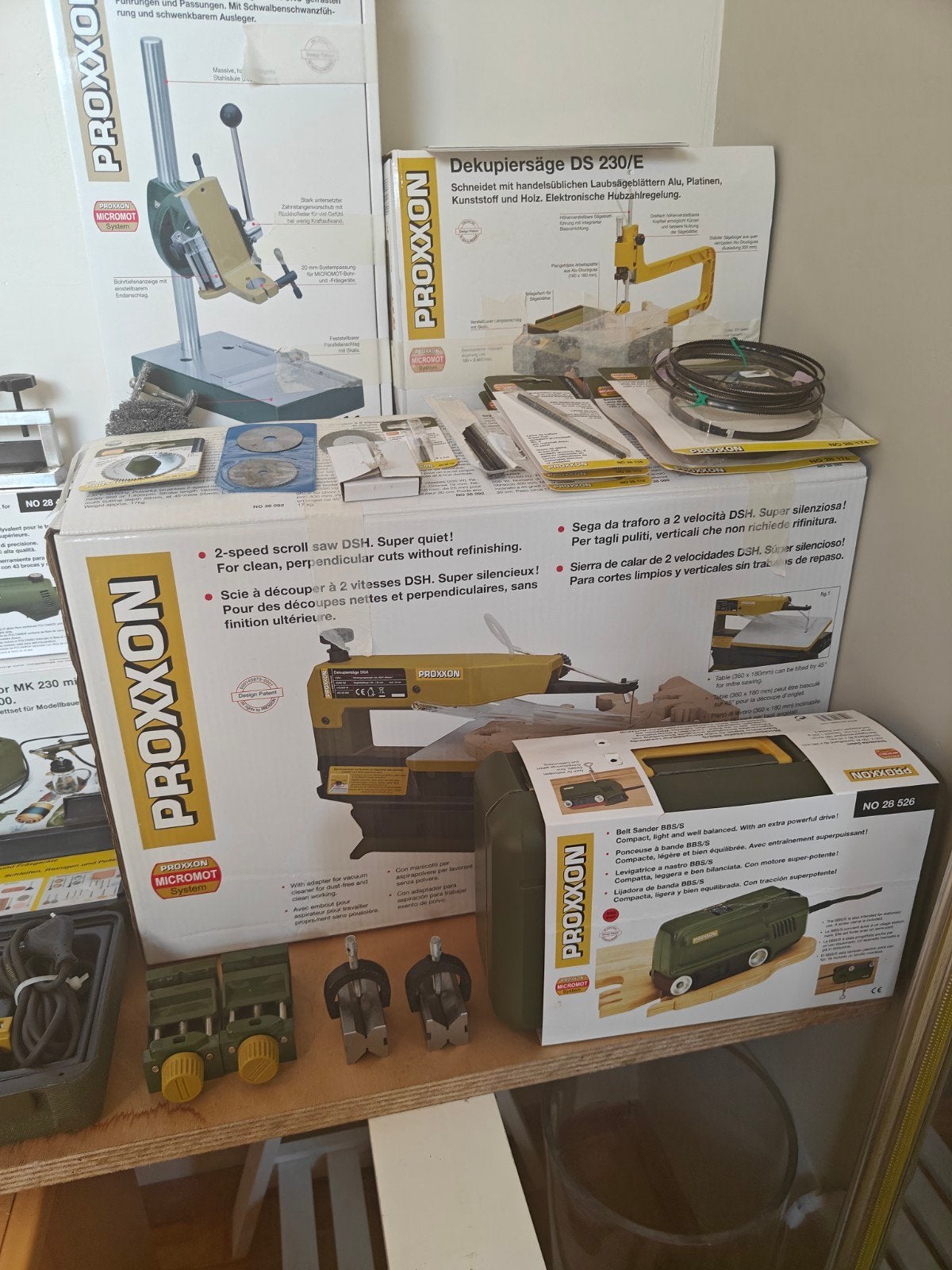nieuwe Proxxon machines zie foto's verzendkosten koper, Ophalen of Verzenden, Nieuw, Groter dan 1:32