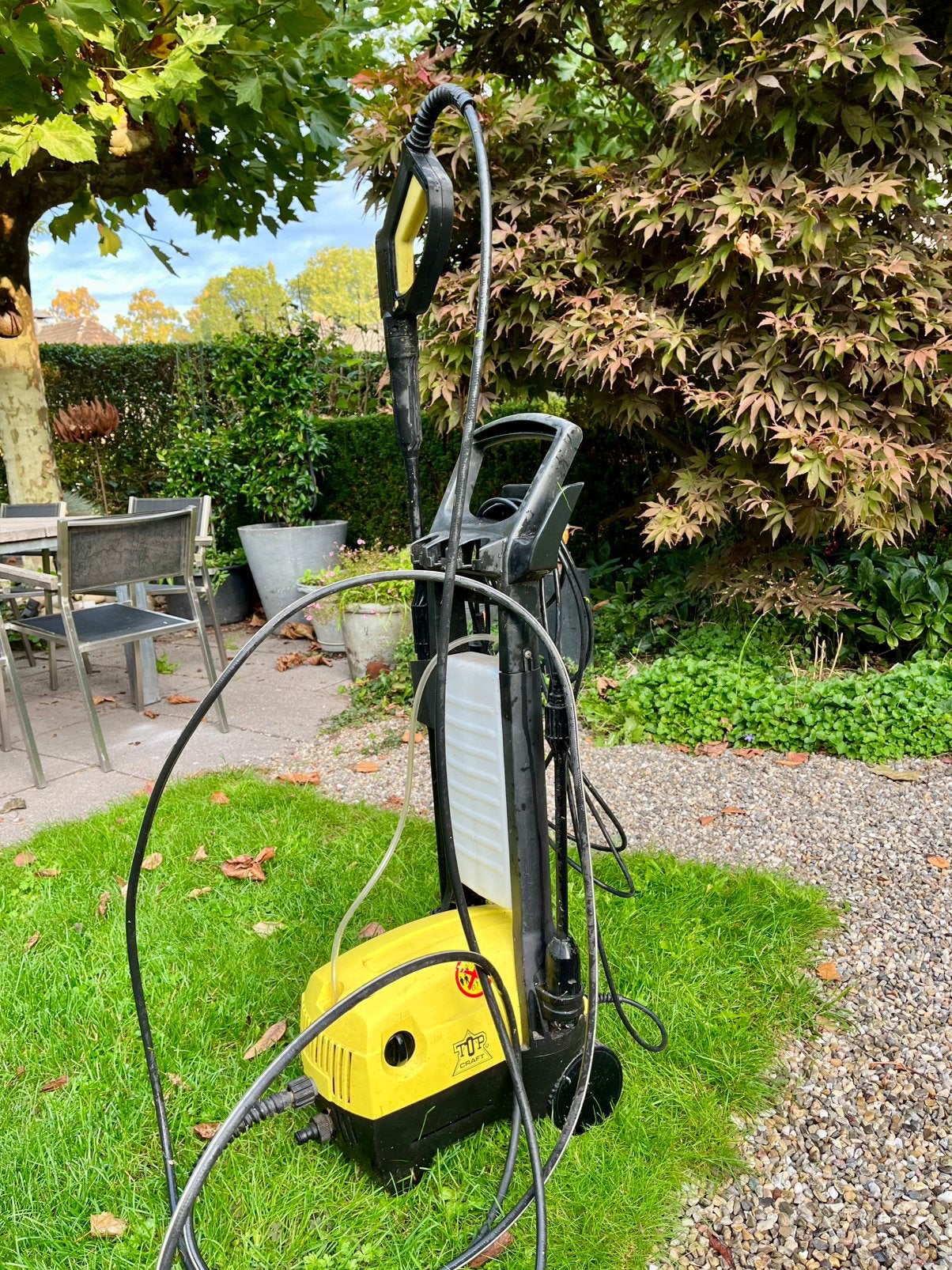 Hogedrukreiniger Top Craft met tuinslang, Tuin en Terras, Ophalen, Gebruikt, Elektrisch