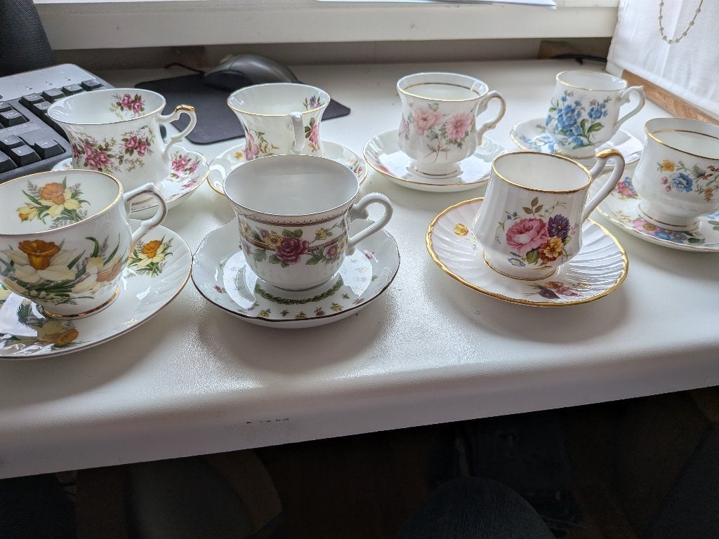 kop en schotels, Ophalen, Nieuw, Porselein, Kop en/of schotel