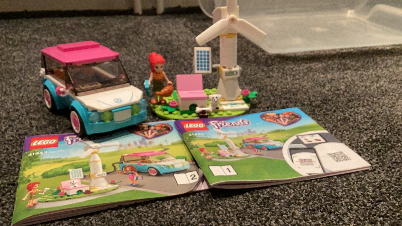 Lego Friends 41443 - Andrea's elektrische auto, Kinderen en Baby's, Ophalen, Lego, Friends, Zo goed als nieuw