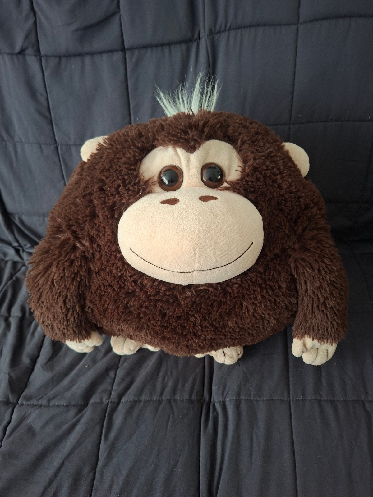 Leuke aap knuffel en handwarmer, Ophalen of Verzenden, Zo goed als nieuw, Bruin, Aap