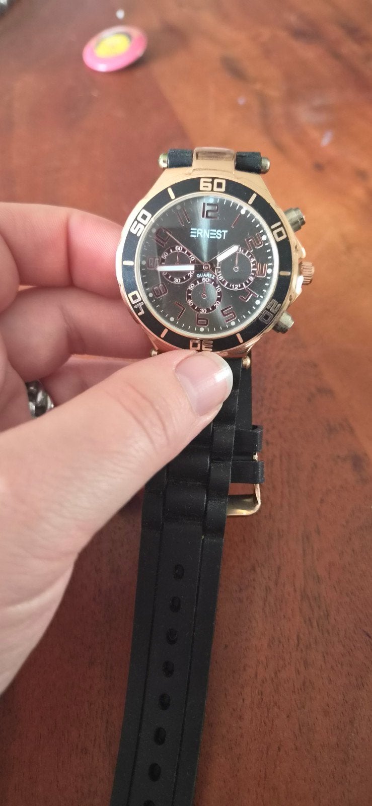 ERNEST horloge ., Ophalen of Verzenden, Zo goed als nieuw, Staal, Overige merken