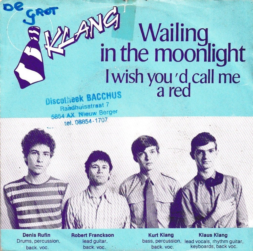Klang - Wailing in the moonlight, Ophalen of Verzenden, Gebruikt, 7 inch, Pop
