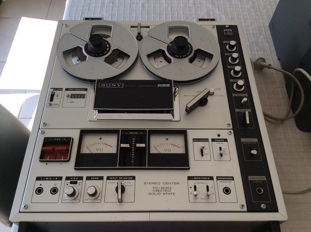 Sony bandrecorder TC-630 Stereo center Three Head en, Audio, Tv en Foto, Bandrecorders, Ophalen of Verzenden, Bandrecorder