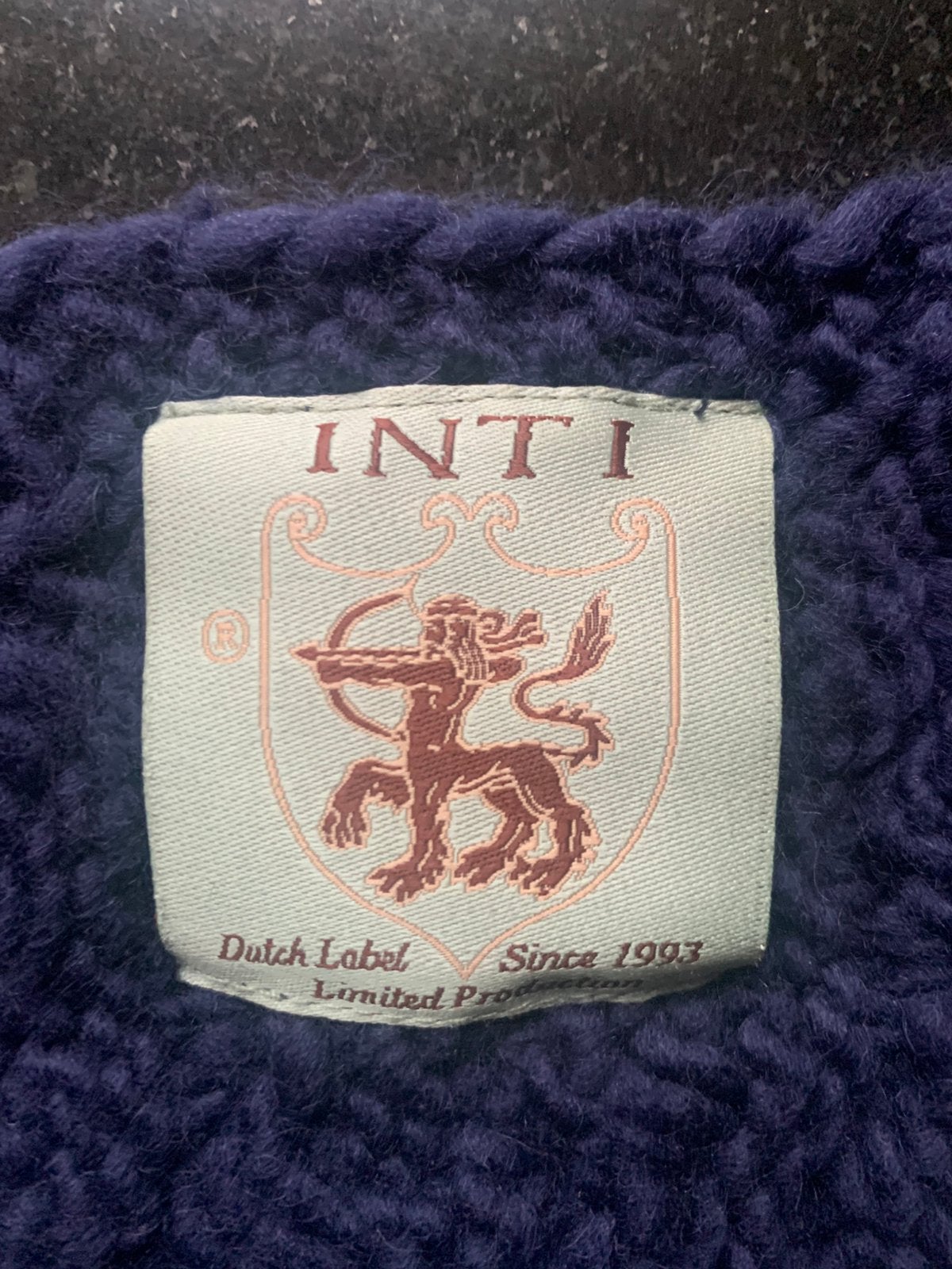 INTI sjaal paars/blauw, Kleding | Dames, Ophalen of Verzenden, Zo goed als nieuw, Maat 46/48 (XL) of groter, Sjaal