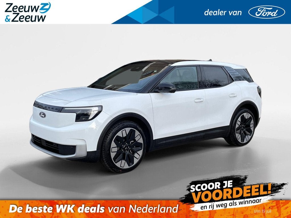 Ford Explorer Premium Extended Range RWD 79 kWh | Tot 2200kg, Auto's, Ford, 12 maanden, Achterwielaandrijving, Zwart, Explorer