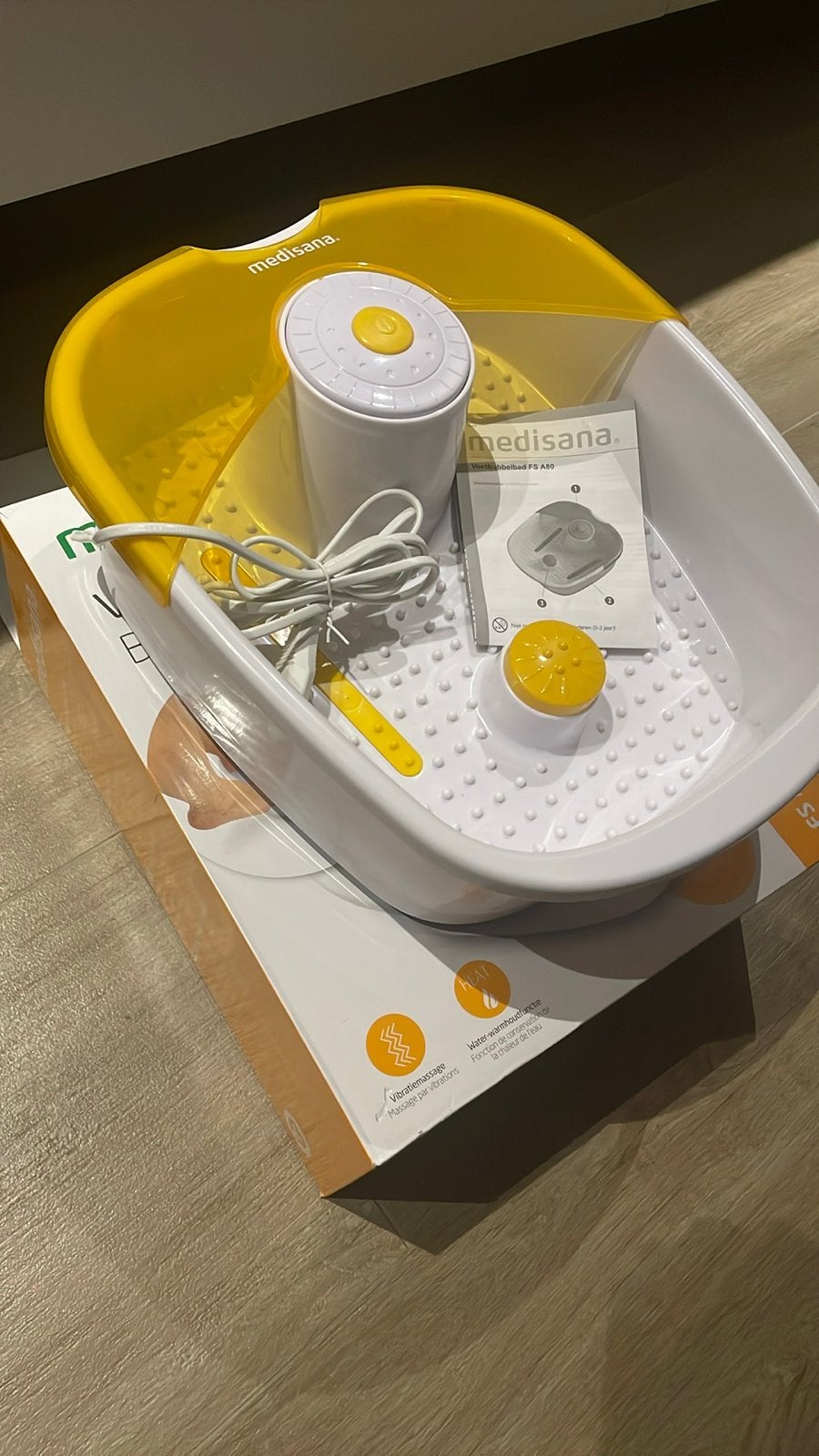 Medisana Voetbubbelbad FS A50 - Voetspa, Ophalen, Nieuw, Hand- en Voetverzorging