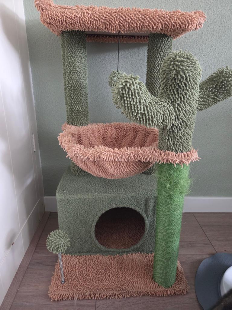 Krabpaal voor katten, cactus toren, Ophalen of Verzenden, Gebruikt, Krabpaal