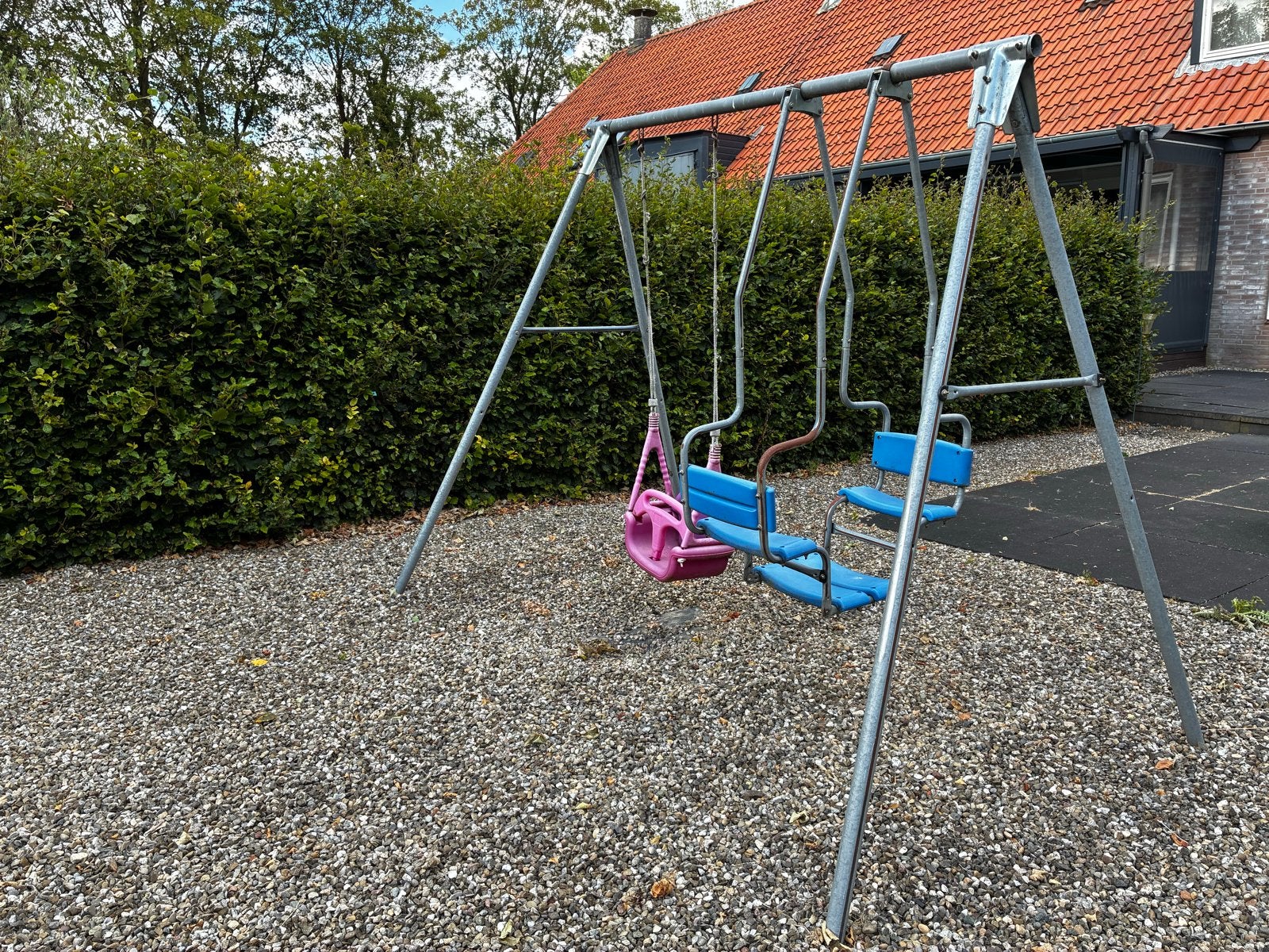 Schommelset met 3 zitjes - Gebruikt, Ophalen, Gebruikt, Schommel
