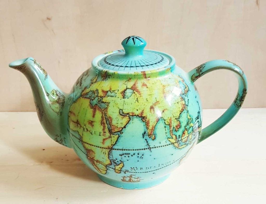 Vintage Cardew’s Globe theepot – wereldkaart design, Ophalen of Verzenden, Zo goed als nieuw