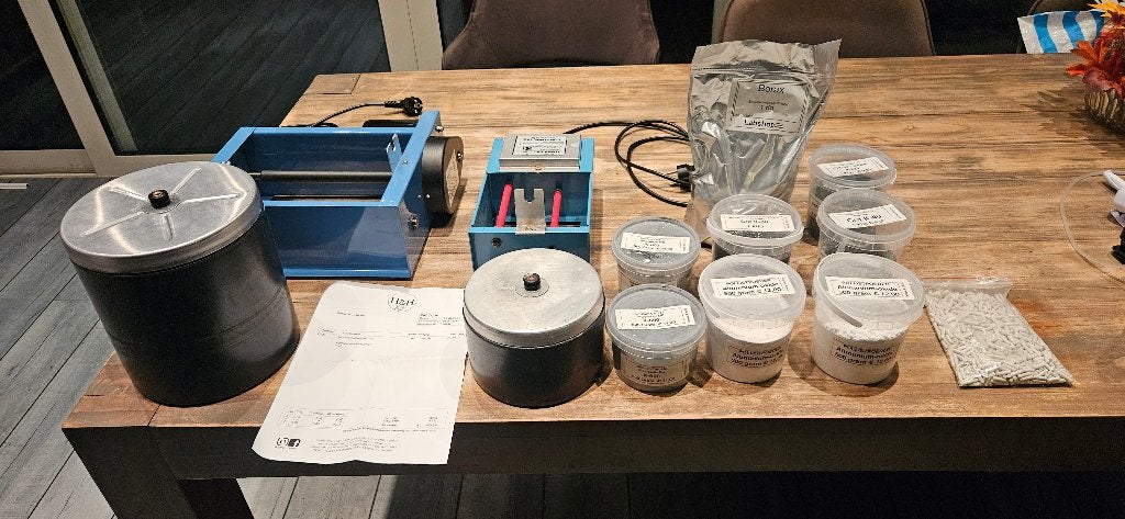 Complete set Lortone QT12 & Lortone 45C polijstmachines, Ophalen of Verzenden