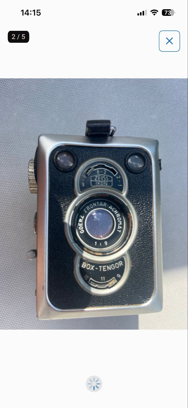 Zeiss Ikon Box-Tengor werkend fototoestel, Ophalen of Verzenden, Gebruikt, Compact, Overige Merken