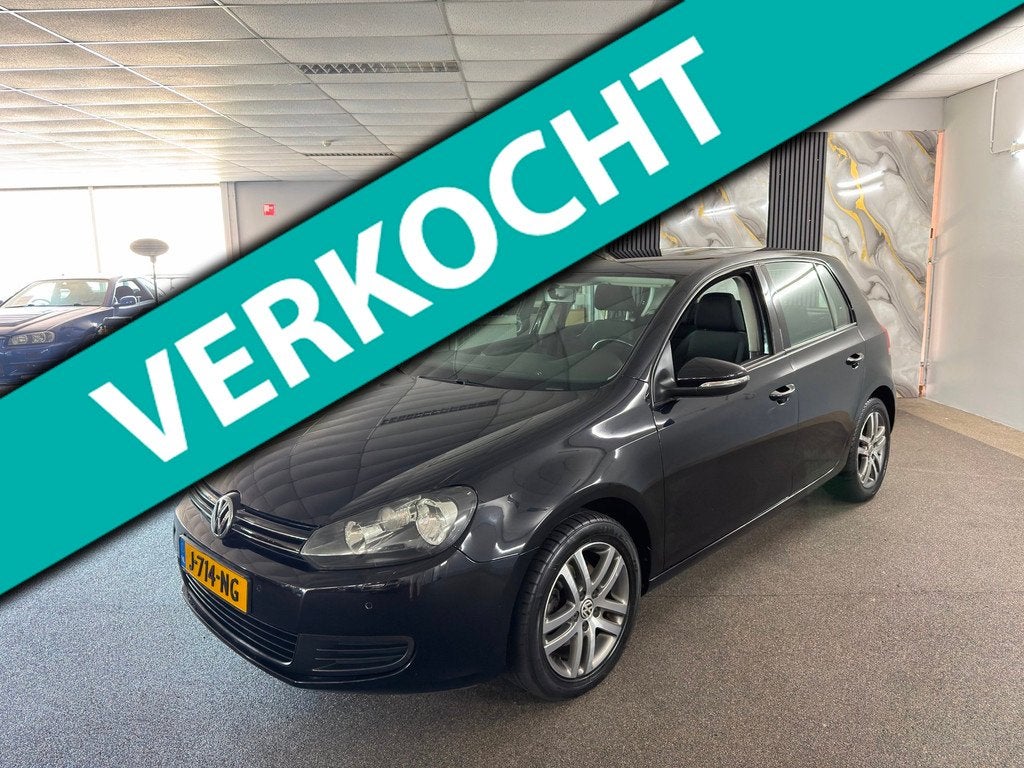 Volkswagen Golf 1.4 TSI Trendline Apk Nieuw,Clima,Cruise,Car, Euro 5, Stof, Gebruikt, Zwart