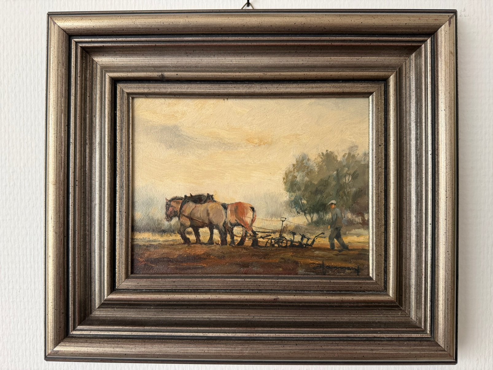 Prachtig schilderijtje, Doek, Impressionistisch, Ophalen of Verzenden, Gesigneerd