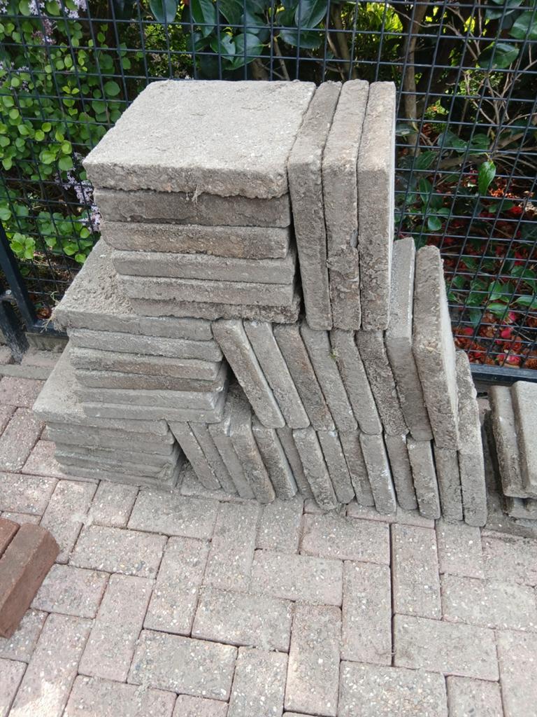 Betontegels  30x30, Tuin en Terras, Tegels en Klinkers, Ophalen, Gebruikt, Beton, Terrastegels