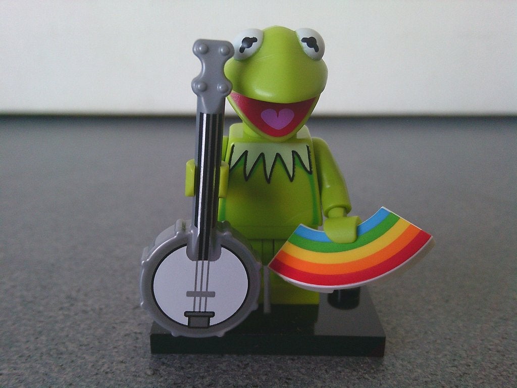 Minifiguur/Poppetje CMF serie Muppets: Kermit de Kikker, Lego, Nieuw, Ophalen of Verzenden, Minifiguren serie