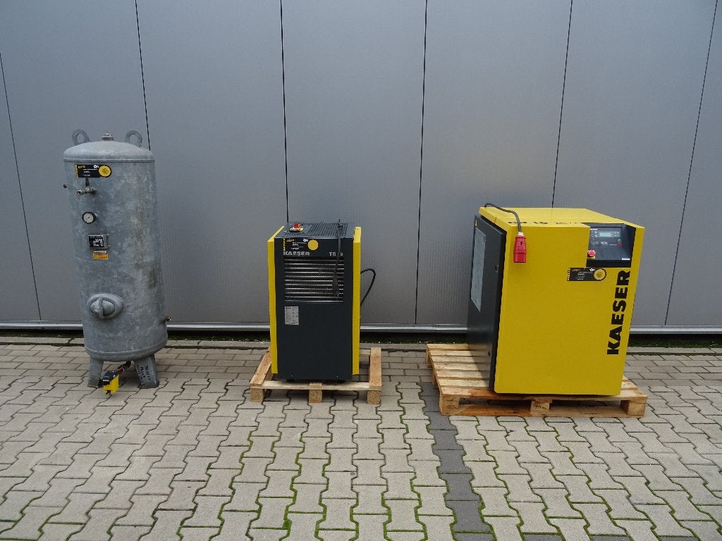 compressor KAESER SK19, Doe-het-zelf en Verbouw, Ophalen, Geluidgedempt, Gebruikt, 800 liter/min of meer